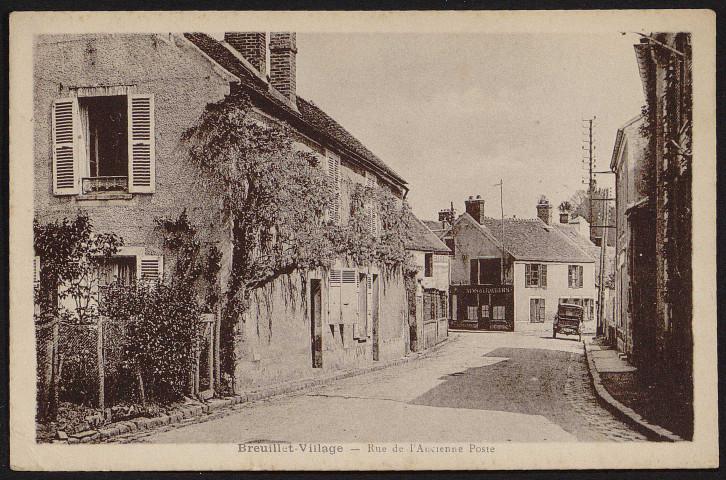 Breuillet.- Rue de l'ancienne poste (8 juin 1936). 
