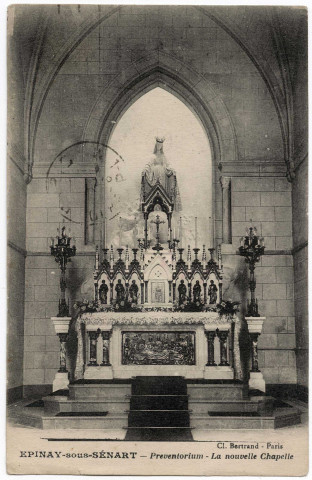 EPINAY-SOUS-SENART. - Préventorium. La nouvelle chapelle. Bertrand (1926). 