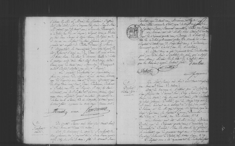 CORBEIL. Naissances : registre d'état civil (1839). 