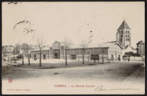 Corbeil-Essonnes.- Le marché couvert et la place (1904). 