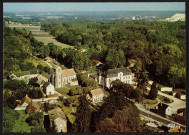 Gironville-sur-Essonne.- Vue générale aérienne (7 mars 1990). 