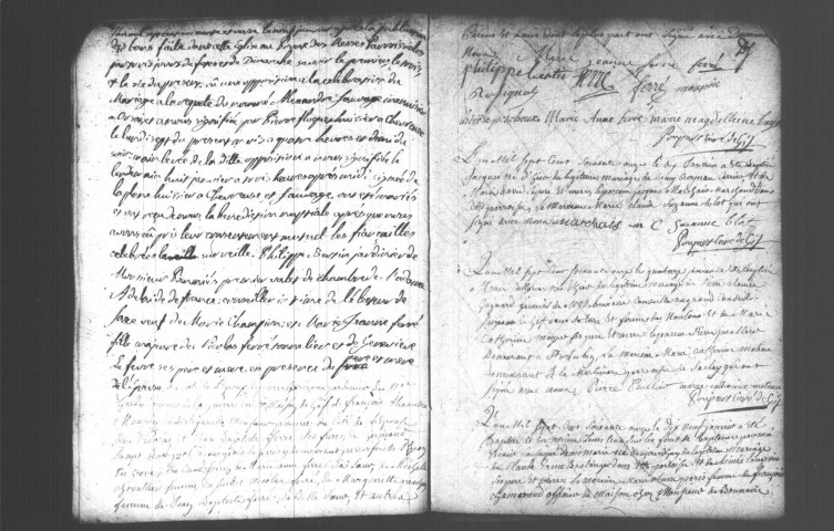 GIF-SUR-YVETTE. Paroisse Saint-Jean-Baptiste et Saint-Rémy : Baptêmes, mariages, sépultures : registre paroissial (1771-1782). 