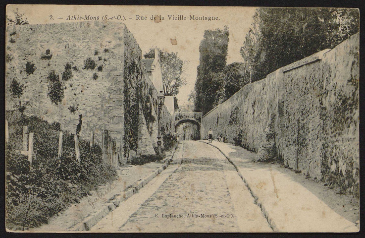 Athis-Mons.- Rue de la vieille montagne (7 septembre 1904). 