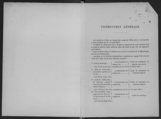 SAVIGNY-SUR-ORGE. - Naissances, mariages, décès : registre d'état civil.