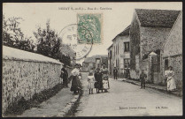 NOZAY.- Rue des carrières (25 août 1907).