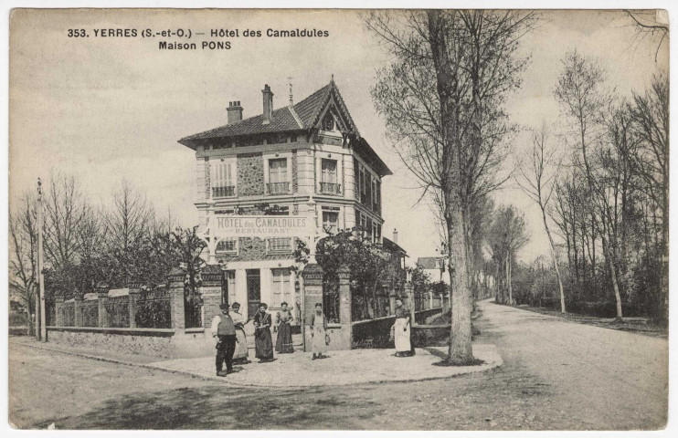 YERRES. - Hôtel des Camaldules. Maison Pons [Editeur Mulard]. 