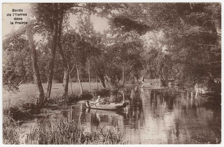 VARENNES-JARCY. - Bords de l'Yerres dans la prairie [Editeur Mulard]. 