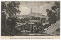 LONGPONT-SUR-ORGE. - Lormoy.- Le parc et le château de Lormoy, près de la route de Sainte-Geneviève-des-Bois, en 1808. Collection Paul Allorge, dessin. 