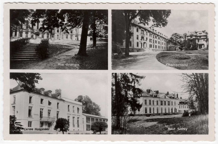 RIS-ORANGIS. - Le sanatorium des cheminots. Ses quatre maisons de cure [Editeur Les publications de la SNCB]. 