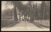 BRUNOY. - Au pont de Soulins. Editeur E. Venant, photo-édition, Brunoy, timbre à 25 centimes, sépia. 
