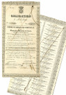 Emprunt royal de Portugal : 66 obligations de mille francs (n° 17028-17094), (1832). 