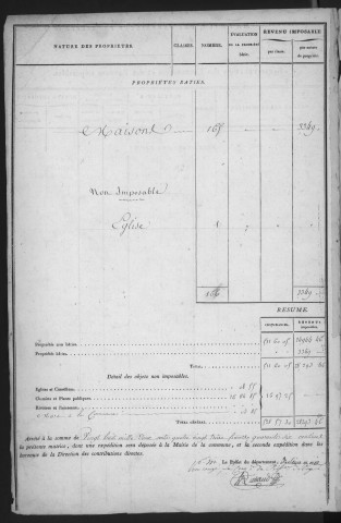 SAINT-MICHEL-SUR-ORGE. - Matrice des propriétés bâties et non bâties [cadastre rénové en 1950]. 