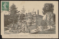 SAVIGNY-SUR-ORGE .- Grand-Vaux : Le château en 1820 [1907-1920]. 