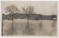 CORBEIL-ESSONNES. - Corbeil inondé - 1910 - Le champ de foire. 