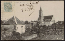 MILLY-LA-FORET.- Route de Boutigny (4 avril 1906).