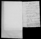 CHAMPCUEIL. - Registre des baptêmes, mariages et sépultures (1730 - 1739). 