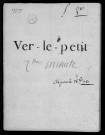 VERT-LE-PETIT. Paroisse Saint-Martin : Baptêmes, mariages, sépultures : registre paroissial (1779-1790). 