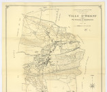 Plan d'extension et d'embellissement d'ORSAY dressé par MM. DELBES et THOMAS, géomètres, [s. d.]. Ech. 1/5 000. N et B. Dim. 1,19 x 0,90. [2 plans identiques dont 1 daté de 1924]. 