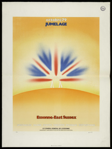 EVRY.- Jumelage Essonne - East Sussex : spectacles, danse, sport, théâtre, musique, expositions, octobre 1979. 