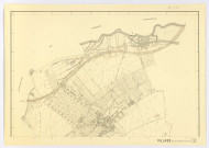 Plan topographique régulier de VILLABE dressé et dessiné par R. BOUILLE, géomètre-expert, feuille 2, Ministère de la Reconstruction et du Logement, 1954. Ech. 1/2.000. N et B. Dim. 0,75 x 1,05. 