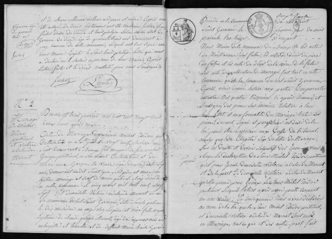 BREUX-JOUY. Naissances, mariages, décès : registre d'état civil (1828-1835). 