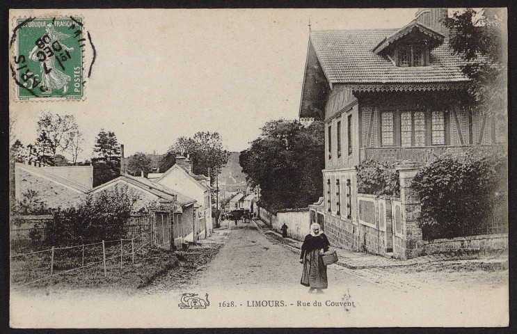 LIMOURS.- Rue du couvent, 1908. 