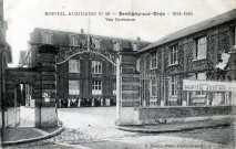 BRETIGNY-SUR-ORGE. - Hôpital auxiliaire n° 10, installé dans les établissements Clause - 1914 - 1915 - Vue extérieure. Editeur Dietsch. 