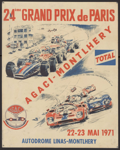 LINAS, MONTLHERY. - 24ème Grand prix de Paris, Autodrome, 22 mai - 23 mai 1971. 