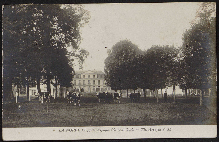NORVILLE (LA).- Le château (24 juillet 1926).