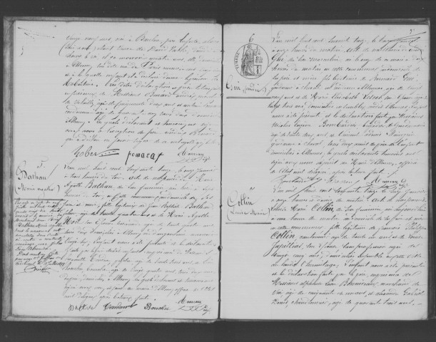 ESSONNES. Naissances : registre d'état civil (1873-1874). 