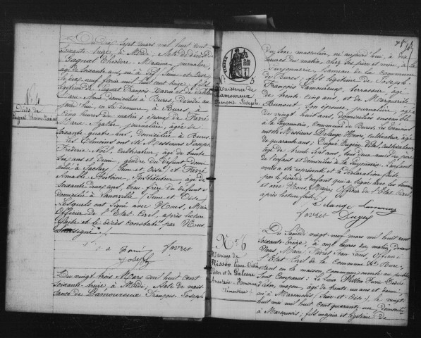 BURES-SUR-YVETTE. Naissances, mariages, décès : registre d'état civil (1873-1882). 