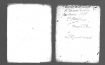 VARENNES-JARCY. Paroisse Saint-Sulpice : Baptêmes, mariages, sépultures : registre paroissial (1775-1789). 