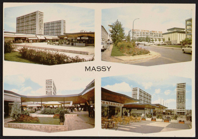 MASSY.- Divers aspects de la ville, 1988.