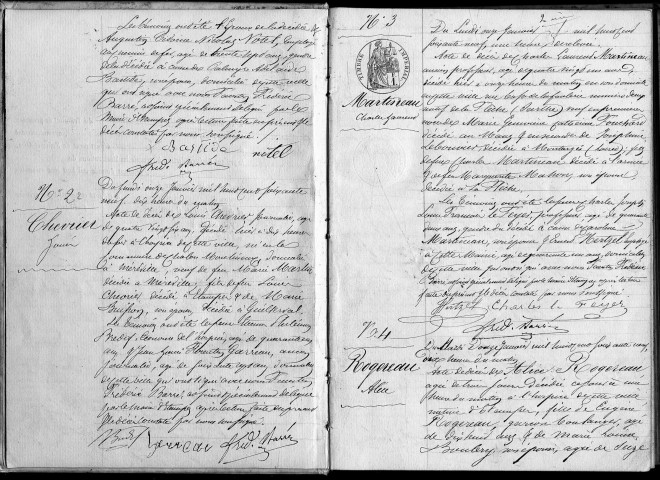 ETAMPES. Décès : registre d'état civil (1869). 