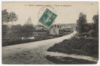 SAINT-CHERON. - Route de Mirgaudon [Editeur Bougardier, timbre à 5 centimes]. 