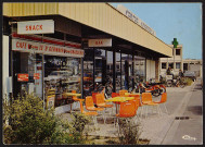 SAINT-GERMAIN-LES-CORBEIL.- Centre commercial de la Croix verte, 1981.