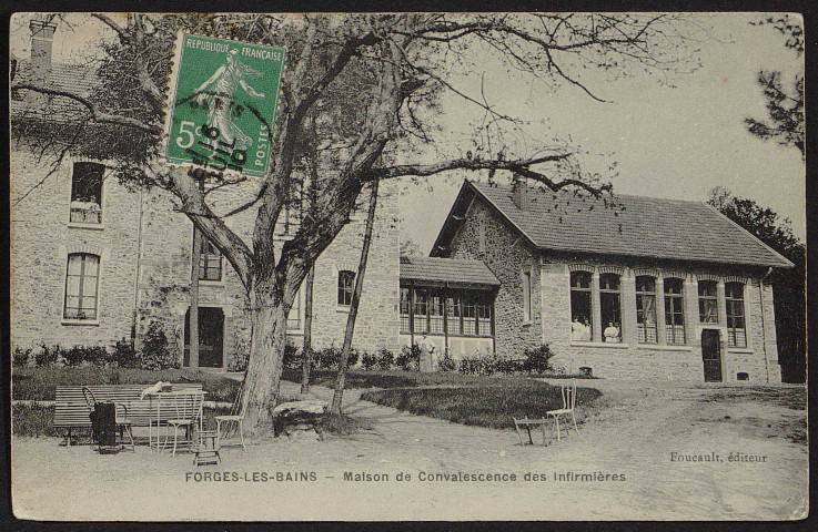 Forges-les-Bains.- Maison de convalescence des infirmières (16 juillet 1910). 