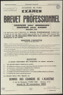 Essonne [Département]. - Examen du brevet professionnel, coiffure pour messieurs, dames, session 1969 : conditions d'admission et d'inscription, 1969. 