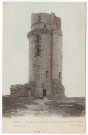 MONTLHERY. - La tour, donjon des XIIIe s. et XVe s. [Editeur Dubois-Martial, coloriée]. 