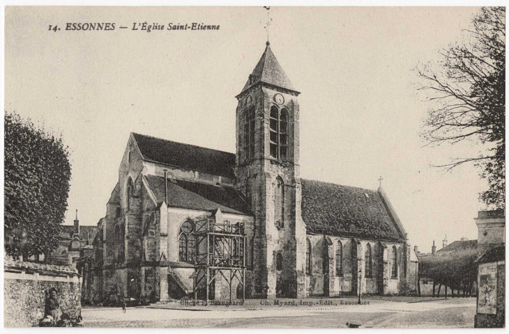 ESSONNES. - L'église Saint-Etienne, Myard. 