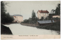 BOUSSY-SAINT-ANTOINE. - Le moulin neuf, Thibault, 1905, 2 mots, 5 c, ad., coloriée. 