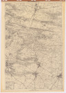 FONTAINEBLEAU (Seine-et-Marne). - Plan de Fontainebleau et des environs, dressé par l'Institut géographique national, feuille n° 1, [vers 1967]. Ech. 1/10 000. Papier. N et B. Dim. 107 x 75 cm. [1 plan]. 