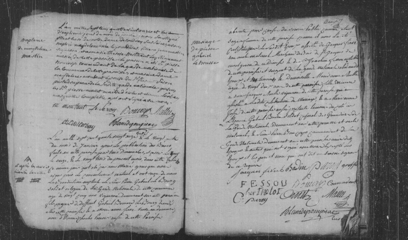 COUDRAY. Paroisse Notre-Dame de Coudray : Baptêmes, mariages, sépultures : registre paroissial (1768-1791). 