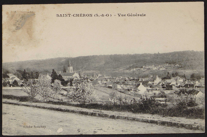 SAINT-CHERON.- Vue générale (20 août 1910).