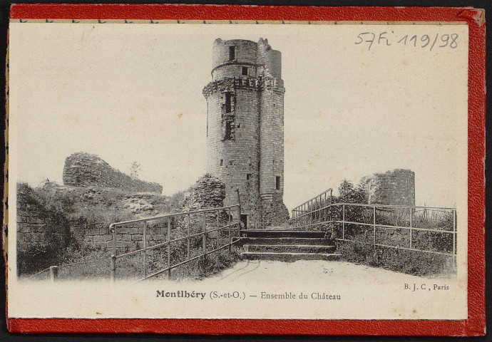 Montlhéry.- Institution Prou : Ensemble du château [1904-1905]. 