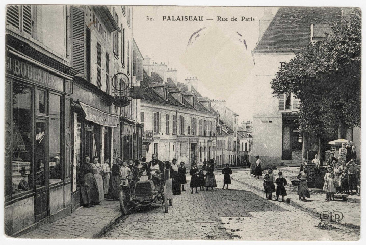PALAISEAU. - Rue de Paris [Editeur ELD, 1907]. 