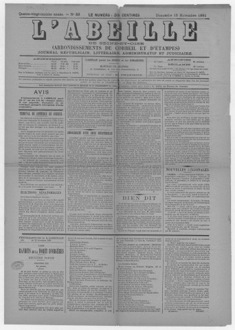 n° 89 (15 novembre 1891)