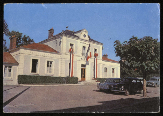 VIGNEUX-SUR-SEINE. - La mairie. Edition Scintex, 1970, 1 timbre à 30 centimes, couleur. 