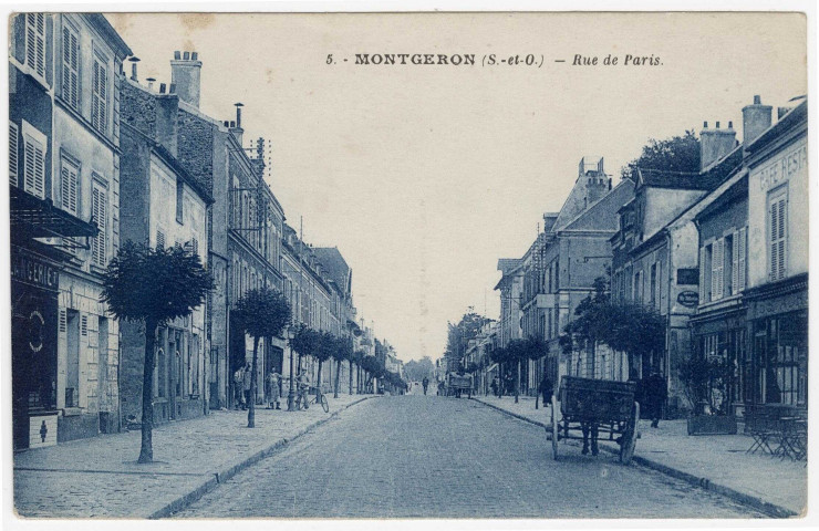 MONTGERON. - Rue de Paris [Editeur Photo-Edition, bleue]. 