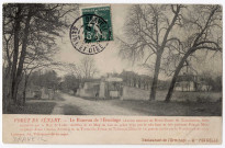 DRAVEIL. - Forêt de Sénart. Le hameau de l'Ermitage. Lasseray (1907), 1 mot, 5 c, ad. [notice détaillée]. 